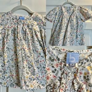 EUC Bella Bliss size 6 floral blouse! Puff sleeves!